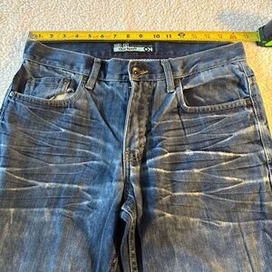 Old Navy Men's Faded Blue Bootcut Jeans